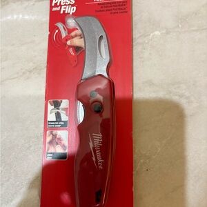 Milwaukee FASTBACK™ Hawkbill Folding Knife  7.25"   # 48-22-1525   NEW